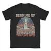 Retro Beam Me Up This Place Sucks Retro SciFi Alien UFO T Shirt Unisex Crewneck Short Sleeve Clothing Cotton Summer TopsTops