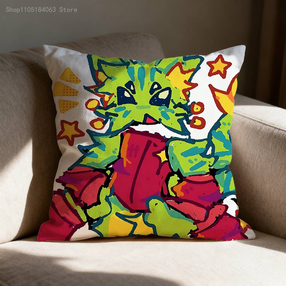 

Gnarpy Discovers The Internet Pillow Case Print Polyester Fiber 40X40 cm Home Sofa Throw Cushion Cover Decoration 30cmx30cm