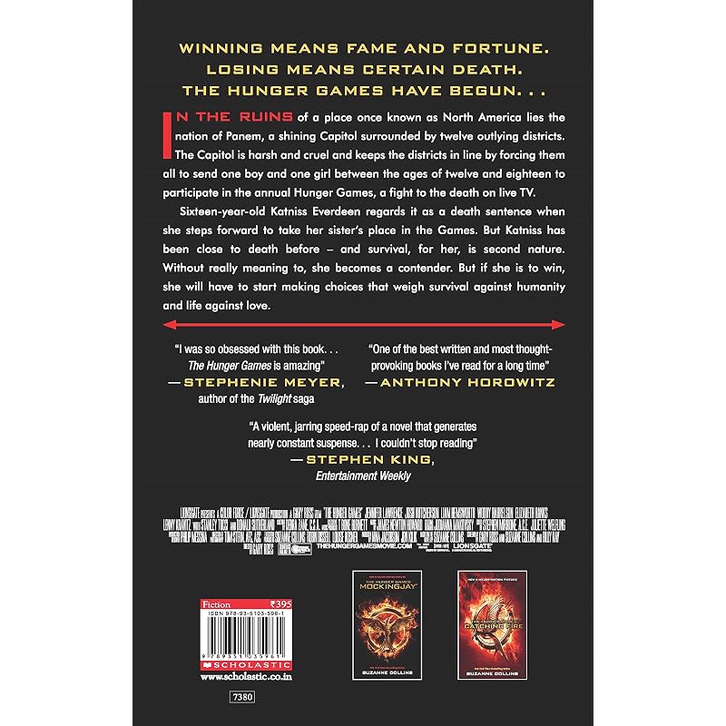 The Hunger Games MovieTie inEdition The Hunger Games by Suzanne Collins Is a