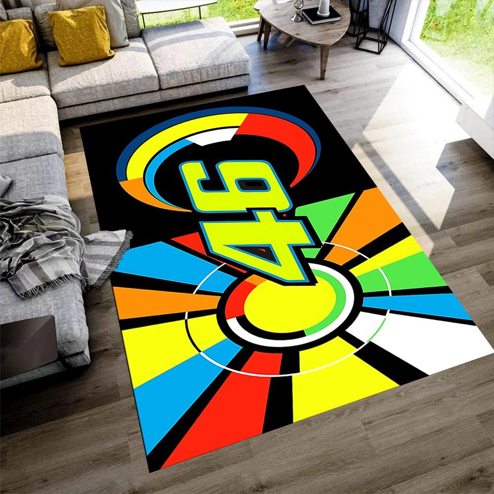 Rider Gear Floor Rug Office Rug Perfect for Playrooms Outdoor Study Room Dormitory Antislip Carpet Anime Office Decor Wedding Party Gift