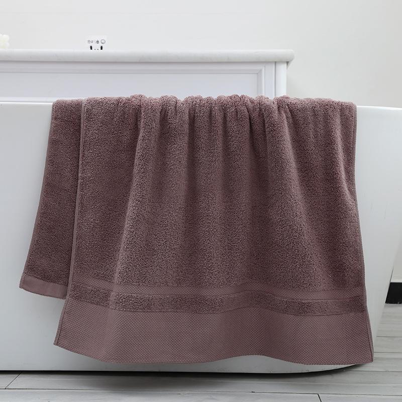 Platinum section hotel cotton bath towel plain color broken gear thickened adult tube top bath towel beach towel long-staple cotton