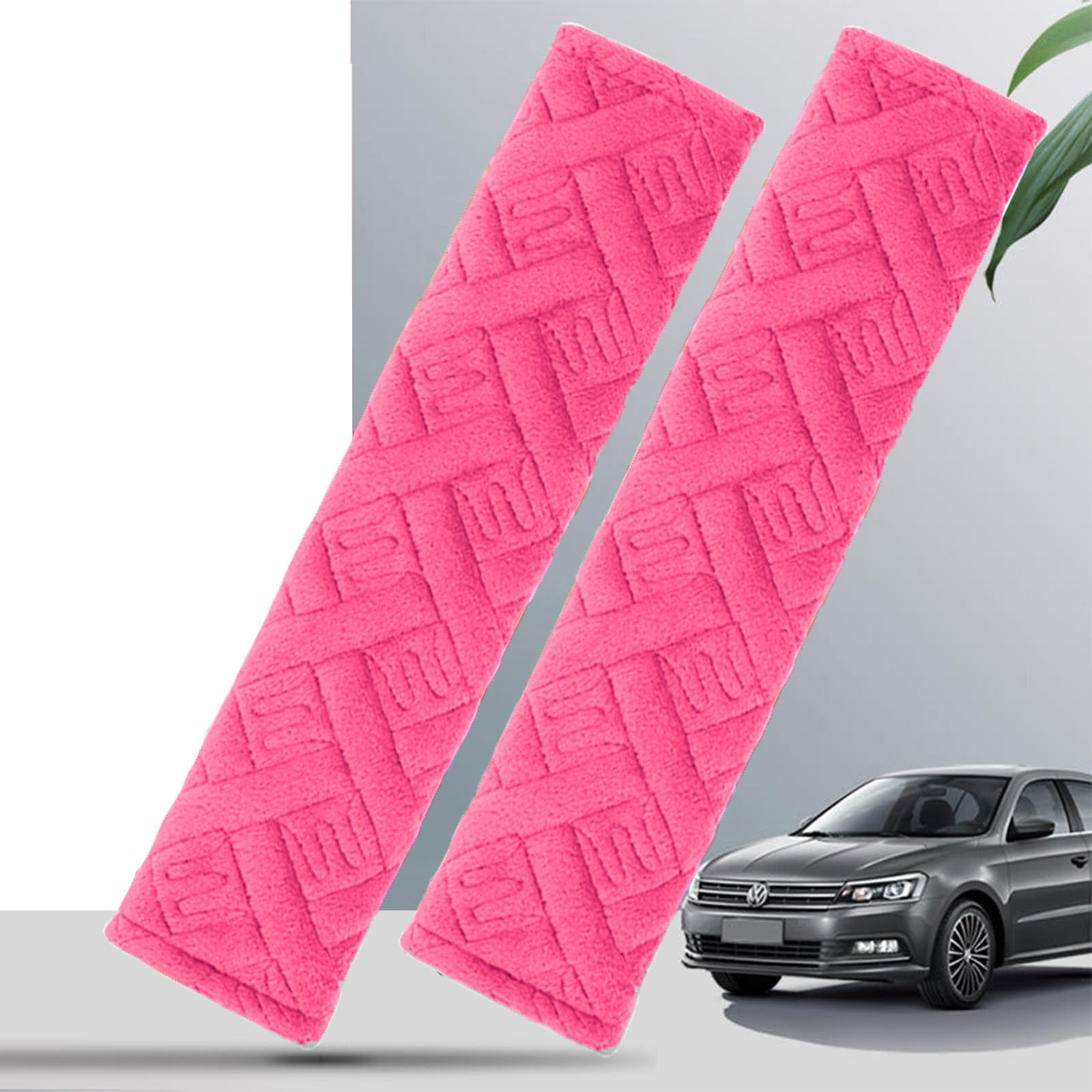 

Накладки на ремни безопасности Набор из 2 шт. Чехлы на ремни безопасности Защита плеч и шеи Сиденье красный