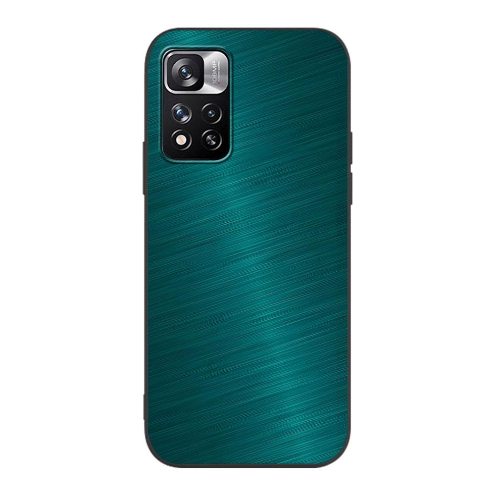 Metal Texture Luxury Case for Xiaomi Redmi Note 11 10S 8T 10 12 Pro Plus 11T 8 9 11E 11S 5 Pro 9S 7 Soft TPU Black Phone Cover