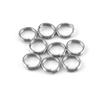 MNFT 1000PCS Tackle Swivel Snap Stainless Steel Fishing Split Rings Fish Connector New