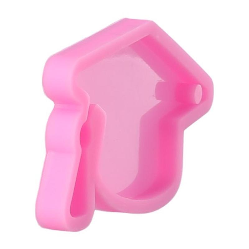 Graduation Hat Keychain Epoxy Resin Mold Handmade Hanging Pendant Decorations Silicone Mould DIY Crafts Jewelry Mould
