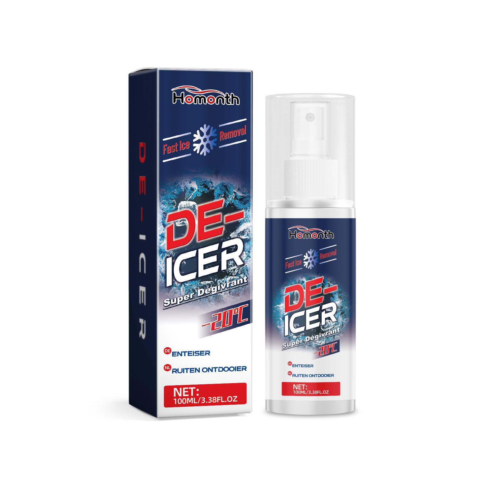 

Winter Car Snow & Ice Removal Spray - Fast Dissolving Ice Melt, Gentle on Vehicle Surfaces, Convenient De-Icing Solution