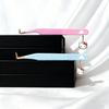 Free Custom Rose Gold pink with Gold Eyelash Extension Tweezers Private Label 410 Stainless Steel  Lash Tweezers