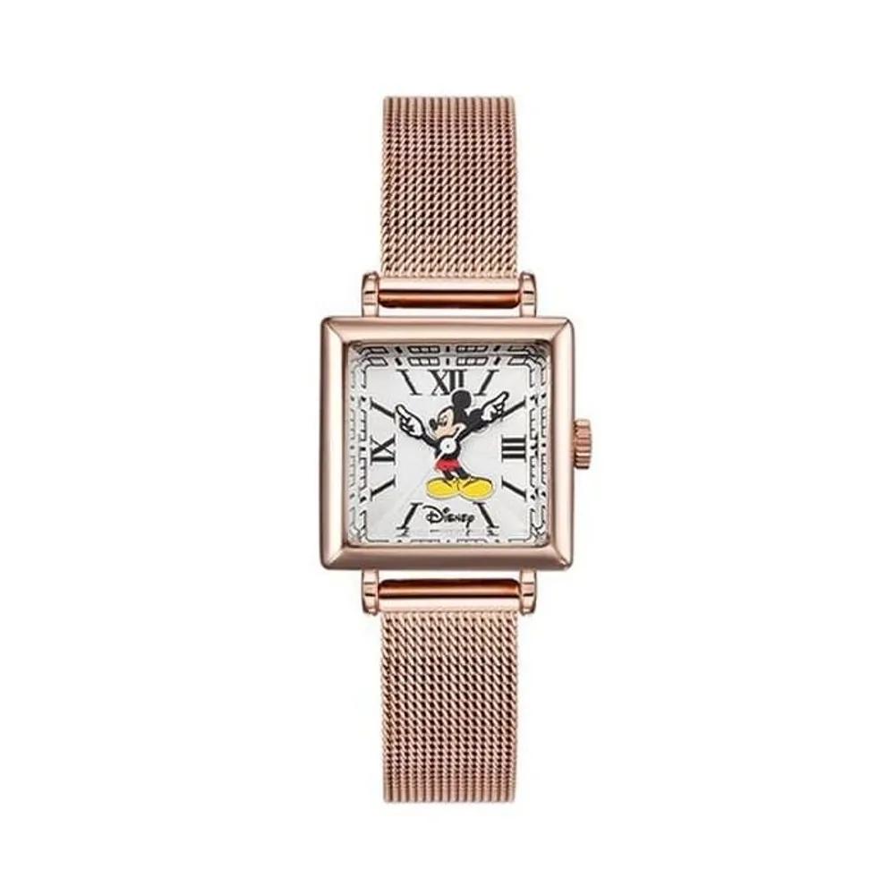 Женские металлические наручные часы Disney D11922MRW Микки Маус New Retro Square D11922MRW