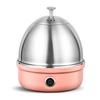 Full Stainless Steel Electric Egg Cooker With Auto Shut Off  Up To 7 Eggs, For Soft, Medium, Hard Boiled, Poached, Custard