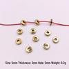 Tibetan Silver Flower Spacer Beads - 100pcs DIY Jewelry Accessories for Bracelets & Necklaces