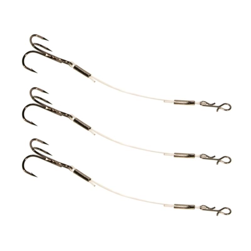 

Pack of 3 Multipurpose Professional High Carbon Steel Fishing Hook Groups High Strength Resistance Quality for Fishing 8CM