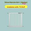 Safety Gate for Babies & Pets: Stairwell & Hallway Barrier Enclosure