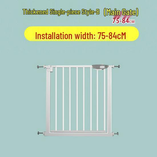 Safety Gate for Babies & Pets: Stairwell & Hallway Barrier Enclosure