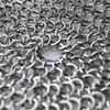 Stainless Steel Kitchenware Cleaner Cast Iron Cleaner Chainmail Scrubber Silvery