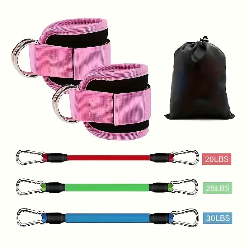 6pcs Ankle Resistance Band Set with Adjustable Straps Ideal for Yoga and Fitness Leg and Glute Workouts Available in Multiple