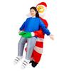 Christmas Cartoon Mascot Inflatable Costume: Reindeer, Santa Claus, Tree