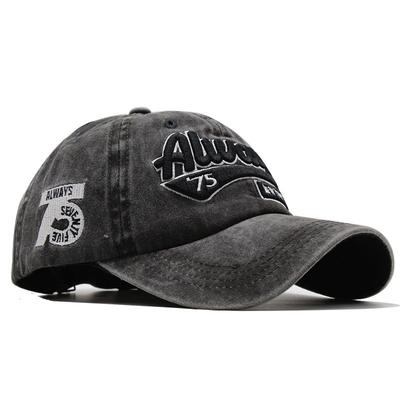 Embroidery 75 Curved Cap Male And Female Alphabet Sunscreen Baseball Cap Couple Casual Cap Hip-Hop Hat