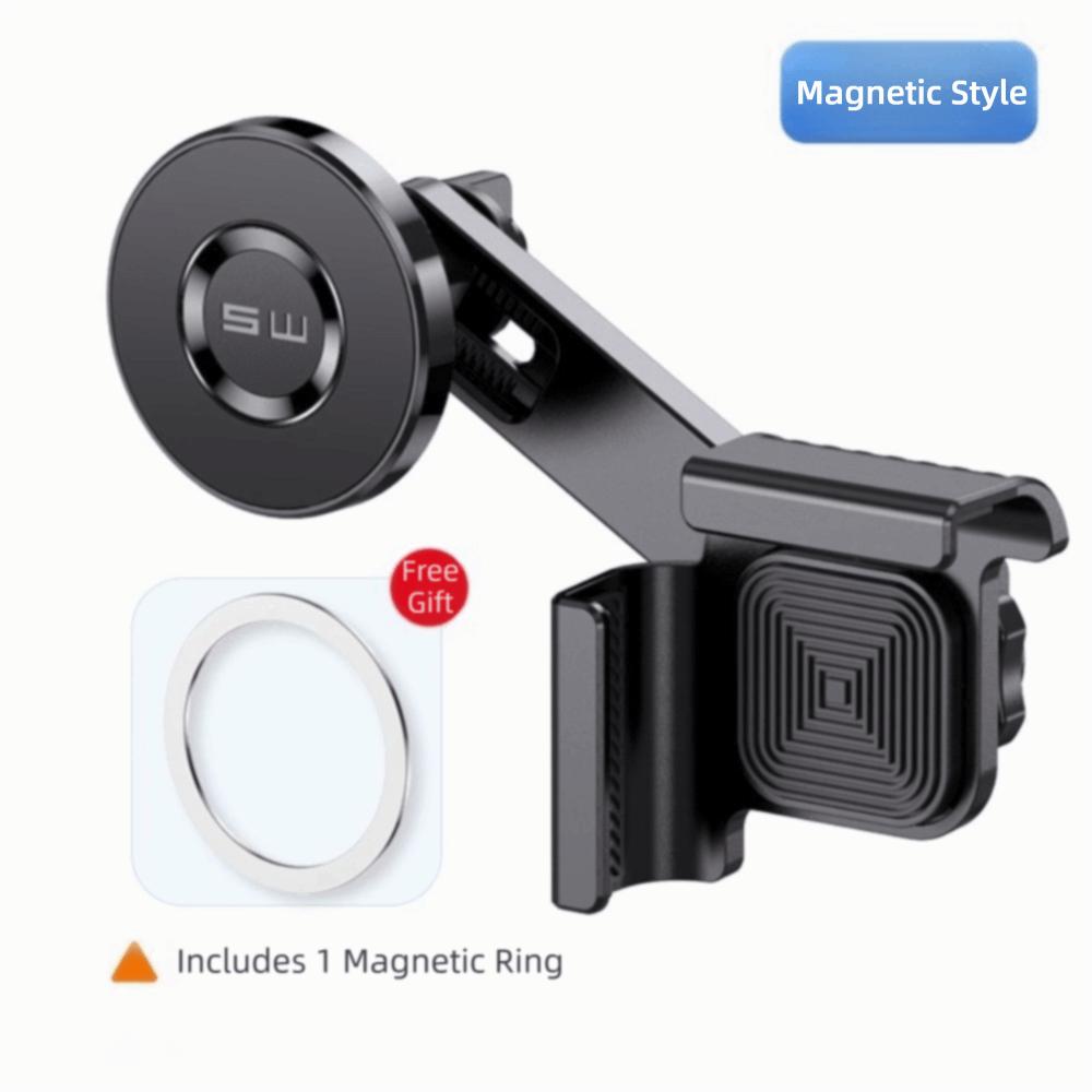 Foldable Magnetic Car Phone Holder Hidden Design Car Screen Phone Holder Dashboard Mount