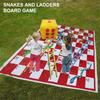 Portable Game Playmat Children Waterproof Snake Ladder Chessboard Activity Map Game Set Toy Outdoor Picnic Carpet Mat For Baby