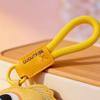 Keychain Pendant Imitation Leather Goldfish Bubble Toy Decompression Bag Pendant with Lanyard Sensory Fidget Toy