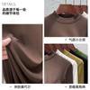 Modal long-sleeved women's thin inner with medium-neck bottoming shirt, new summer shirt