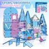 Magnetic Building Blocks Snow Ice Animal DIY Magnet Tiles STEM Educational Sensory Toys for Kids 3+ Boys Girls Birthday Gift