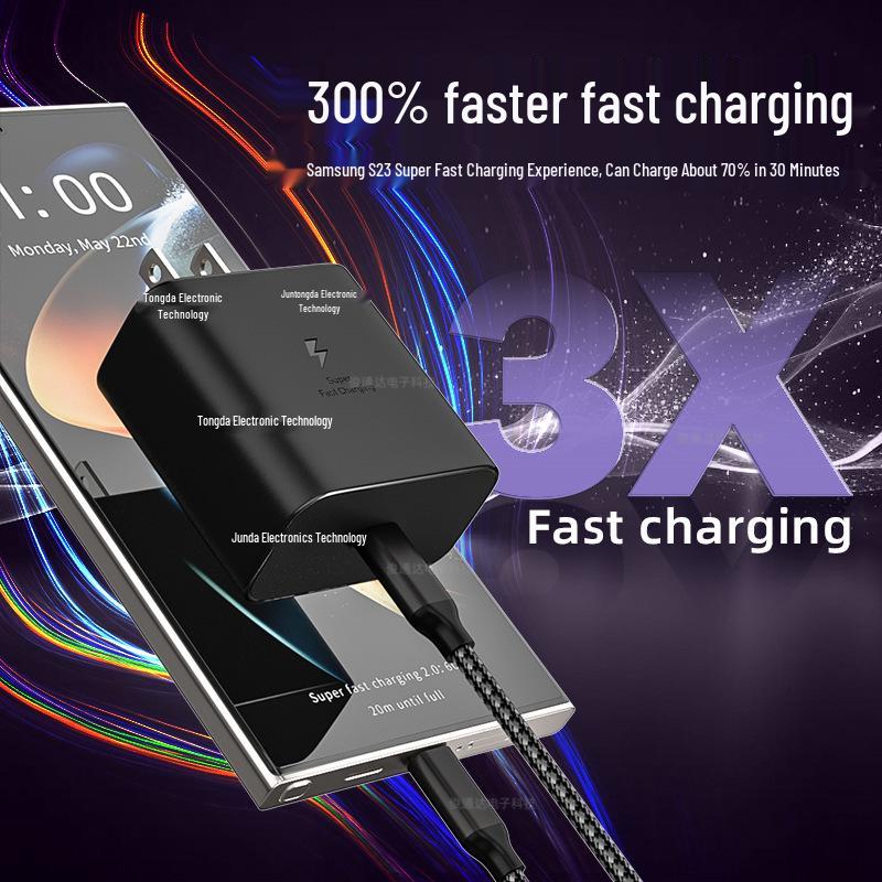 Samsung S25/S24 Cable Set & Apple 45W US Charger
