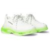 (WMNS) Balenciaga Triple S Sneaker 'Clear Sole - White Fluo Yellow' Women's 544351W2FR19073