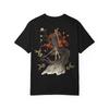 Artistic Samurai Graphic Tee - Heavyweight Cotton Garment-Dyed T-T-Shirt