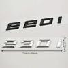 3D Glossy Black Chrome 220i 230i Emblem Badge Letter Rear Trunk Decal Sticker For BMW 2 Series F22 G42 Car Styling Accessories CB4