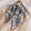Spring and Summer New 111 Mulberry Silk Cashew Flower Square Scarf Women's High-end Thin Breathable Silk Small Silk Scarf Scarf