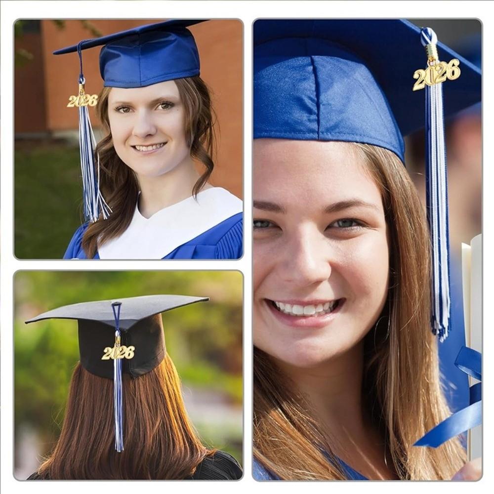 Multi-Color 2026 Pendant Golden Pendant Graduation Cap Decoration Graduation Tassel Academic Gowns