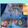 Plush Elephant And Deer Wind Chime Baby Carriage Toy With Hanging Decor For Newborns And Sensory Development