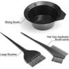 3Pcs Hair Colouring Tools, Brush Double-sided Coloring Comb and Bowl Set
