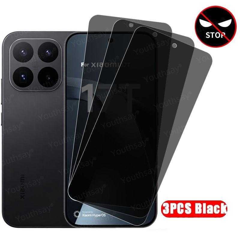 Für Xiaomi 17T Displayschutzfolie aus gehärtetem Glas Anti-Spionage Glas Mi 17T Schutzfolie für Handy Anti-Peeping Film Xiaomi 17T Pro