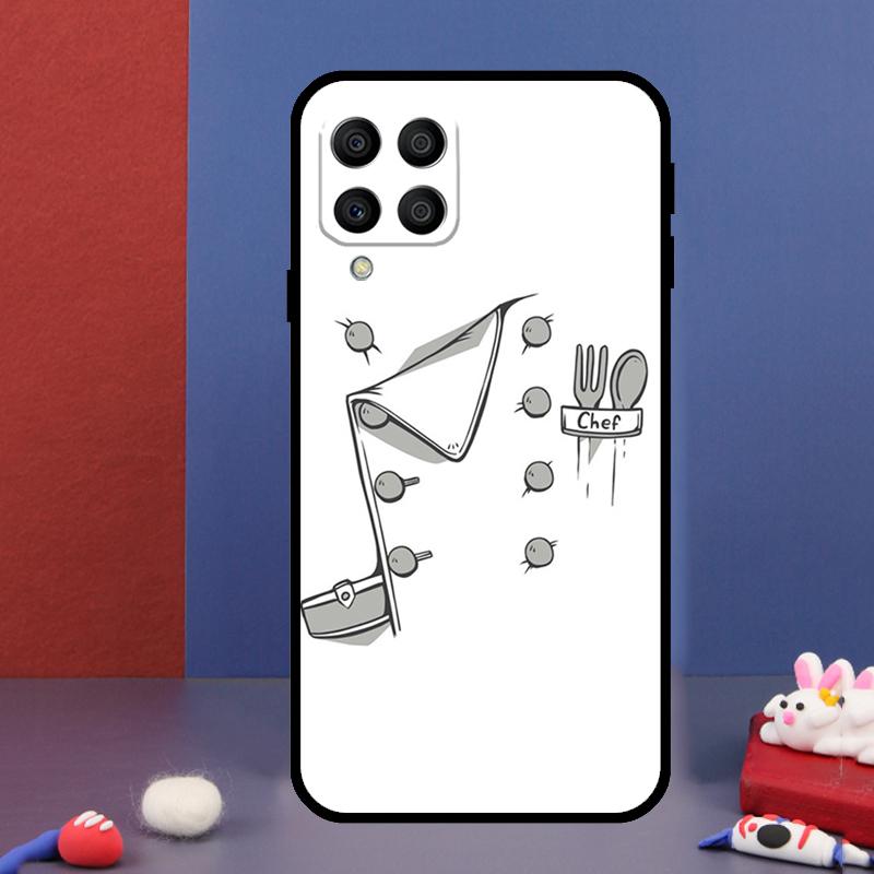 Baking Cook Chef For Samsung Galaxy M31 M51 M33 M13 M23 M53 M15 M55 M14 M34 M54 M20 M30s M32 M52 Phone Case