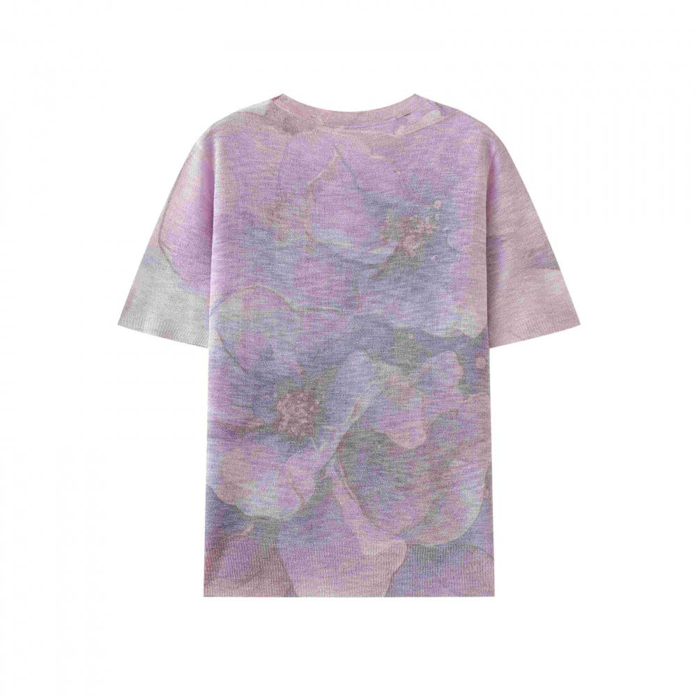 Knitted Women Sweater Button O-neck Pullovers Basic Sweaters for Female Pullover Slim Solid Bold Printing Tops