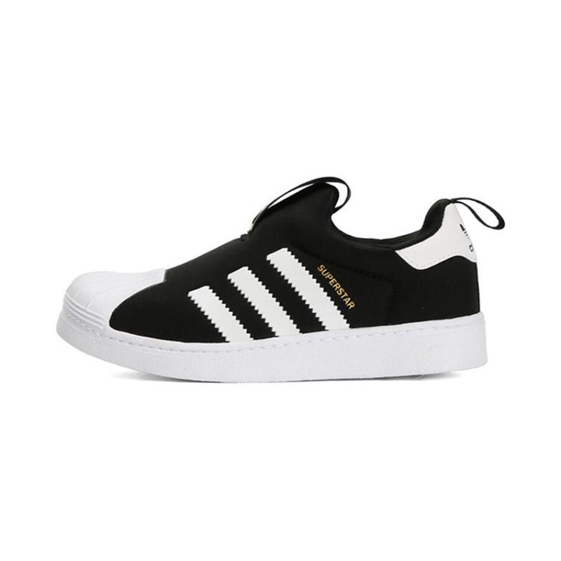 

Adidas Originals SUPERSTAR 360 Low Top Kids Skateboarding Shoes Black White Children Aged 3 7 Years Old Sneakers S32130 34