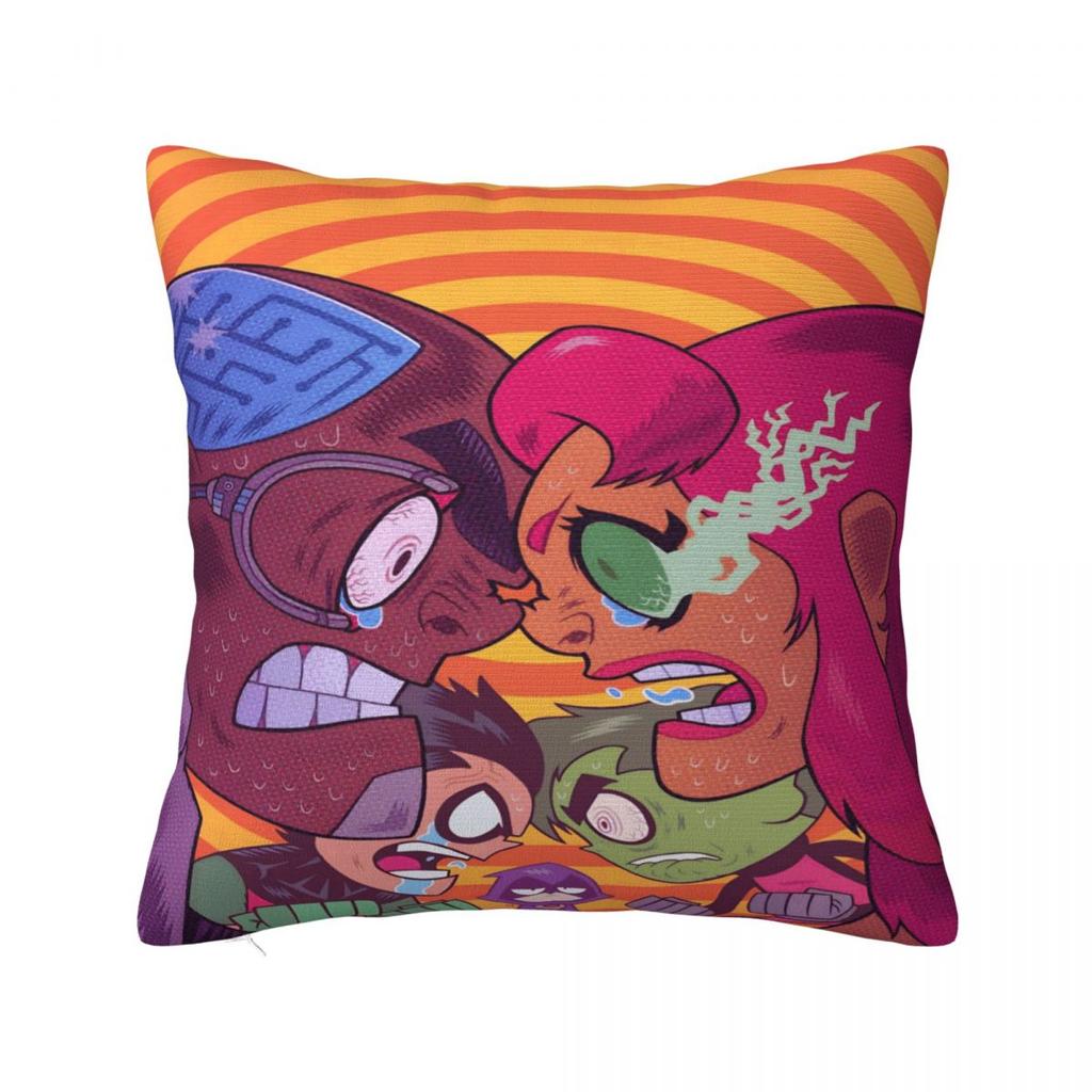 Pillow Cover Cartoon Go Custom DIY Cushion Cover T-Teen Fashion Pillow Case For Office Car Home Decorative Pillowcases