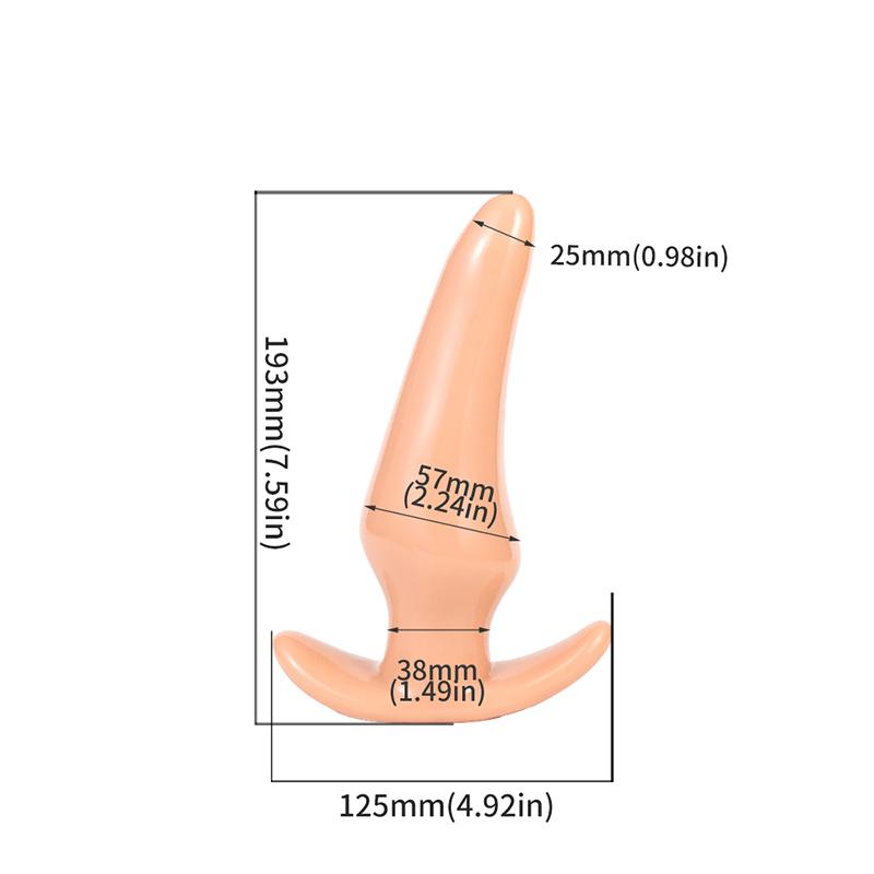 Prostatamassage Penis Fake Insert G-Punkt Unisex Spielzeug für Mann Frau Silikon Anal Buttplug Tragbarer Stimulationsball Dildo 18+