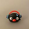Cartoon Black Penguin Generic Airpods Case Shockproof Soft Silicone Protective Cover For Airpods 1 2 3 4 Pro Pro2 Daily Use Gift