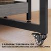 Four-Person Drop Leaf Table - Grey Wood-Effect