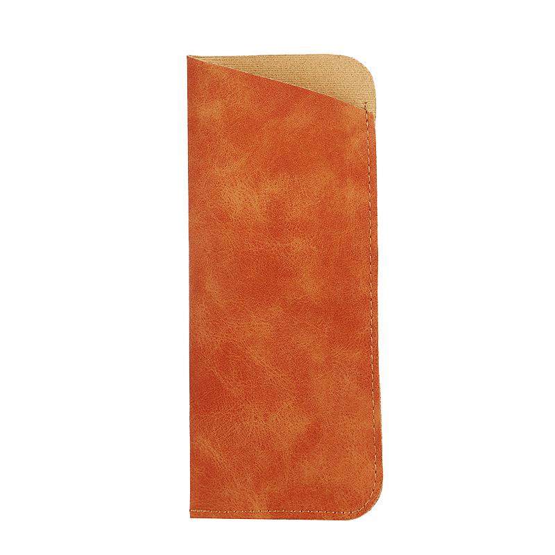 Étui à lunettes en cuir souple premium pour lunettes de soleil et lunettes de lecture - Unisexe, Anti-usure, Portable, Sac de protection