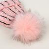 Fashion New Handmade Electric Drill Niche Temperament Knitted Hat Hairball Decoration Literary and Sweet Wool Hat