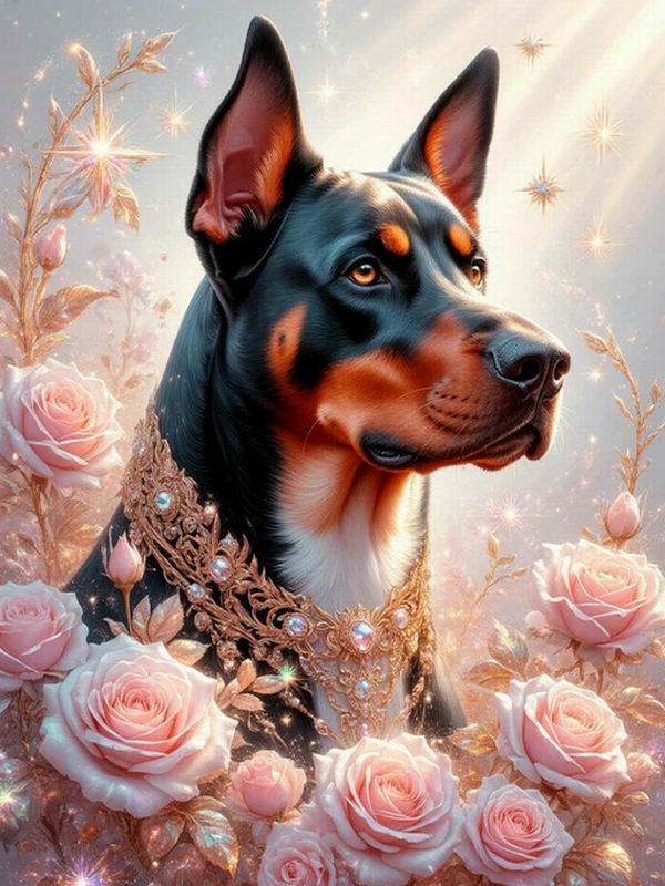 Diamond Painting New Collection 2026 Cute Dog Flower Diy Full Square Round Drill Rhinestone Embroidery Pet Animals Mosaic Cross Stitch Kits
