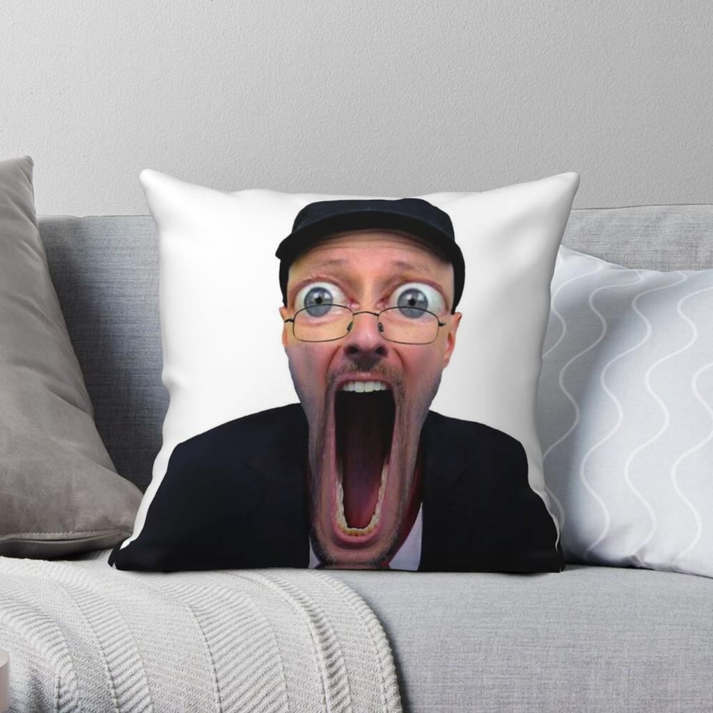 Nostalgia Wojak Feels Guy Square Pillowcase Polyester Linen Velvet Creative Decorative Throw Pillow Case Sofa Seater Cover