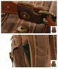 Retro Multi-Pocket Waxed Canvas Travel Backpack for Men