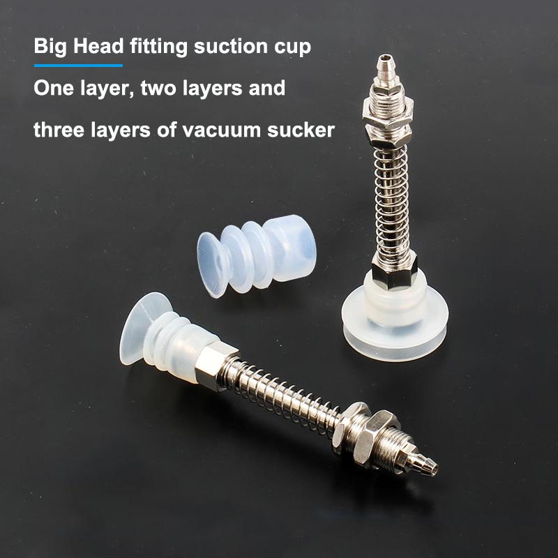 BT Ventuză Mare cu Vacuum din Silicon Strat Unic Robot Accesorii Pneumatice Industriale Duză cu Aspirație Puternică