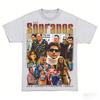 The Sopranos Family TShirt Unisex Summer Short Sleeve Tees Retro Streetwear Y2k T-shirt Casual Comfortable Tops Shirt
