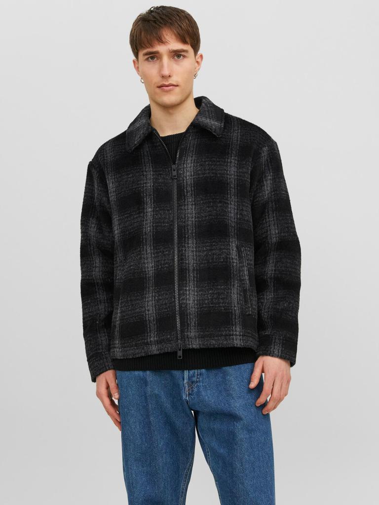 Jack & Jones Jorcole Jacket Ln (12238915) Jcolunar Fleece Jacket Sn (12239038) Black